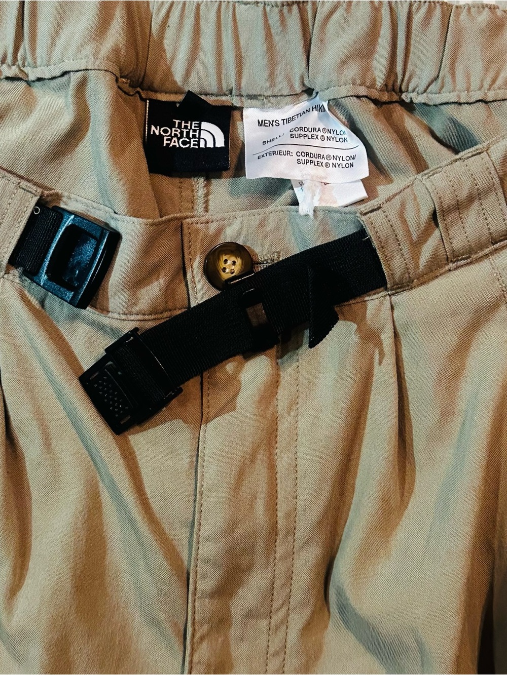 Men The North Face Tibetian Hiking Pants Large kaki
